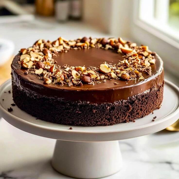 Chocolate Hazelnut Opera Cake dish